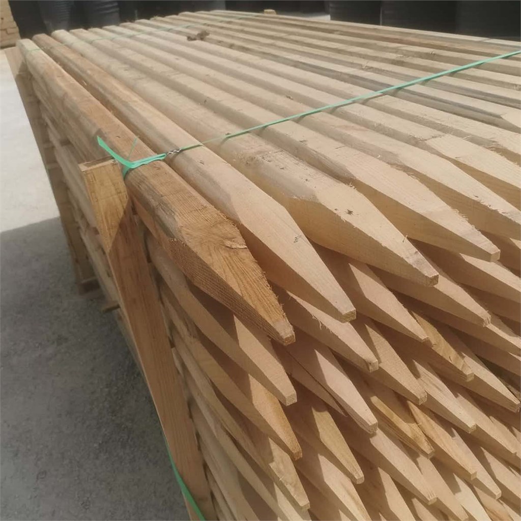 PALO CASTAGNO SEMI TORNITO Ø 9 - H 270 - CON PUNTA